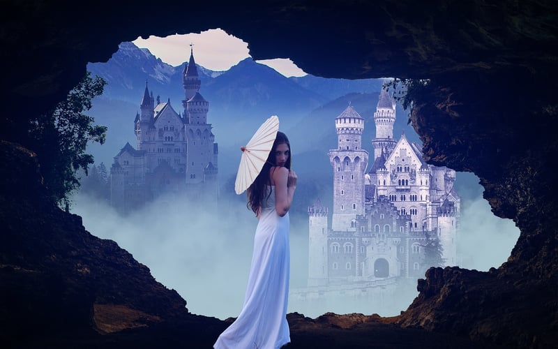 Fantasy Landscape Cave